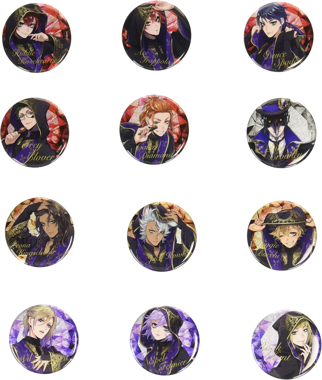 ツイステ ブラインド缶バッジ 笑顔ver. LNアート リリア 70個まとめ売り